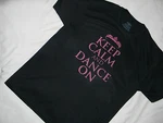 T-shirt Keep Calm And Dance 100% Cotton, Black, Jerzees, Short Sleeve. Fixed Price $18.00.