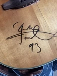 Pete Townsend Ovation Autographed Guitar. Fixed Price $750.00.