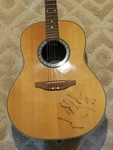Meat Loaf Autographed "ovation" Guitar Mint Condition W/jsa -loa. Fixed Price $999.00.
