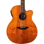Luna Guitars Gypsy Grand Concert Quilt Ash Acoustic-electric Natural. Fixed Price $399.00.