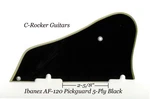 AF120 Artstar 1990-2000 5-PLY Blk Pickguard For Ibanez Guitar Project W/hardware. Fixed Price $69.99.