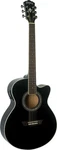 Washburn EA12 Festival Series Mini Jumbo Cutaway Acoustic Electric Guitar. Black. Fixed Price $339.00.