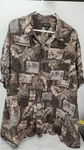 David Taylor Hawaiian Shirt Mens Xl Brown Palm Tree Island Print D29. Fixed Price $24.99.