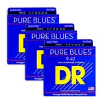 3 Sets Dr Strings Pure Blues Electric Guitar Nickel Lite 9-42. Fixed Price $24.95.