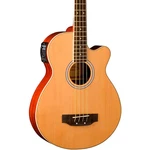 Washburn AB5 Cutaway Acoustic Electric Bass Guitar Natural. Fixed Price $619.00.