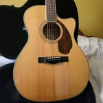 Acoustic Guitar Fender PM-4CE Aud Ltd Natural With Hard Case. Fixed Price $600.00.