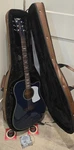 Keith Urban Nightstar Black Acoustic Electric Guitar Dark Blue,with Case Preown. Fixed Price $300.00.
