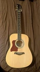 Crestwood Left-handed Acoustic Guitar Natural Dreadnought 6-STRING Used. Fixed Price $130.00.