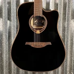 Lag Guitars T118DCE-BLK Black Dreadnought Cutaway Acoustic Electric #1779. Fixed Price $599.00.