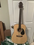 Crafter Acoustic Guitar In Excellent Condition With Case!. Fixed Price $250.00.