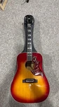 Vintage Japanese Lyle W-460 Lawsuit Era Hummingbird Acoustic Guitar With Case. Fixed Price $500.00.