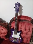 Disney Hannah Montana Secret Star Electric Guitar By Washburn (purple, 2008). Fixed Price $159.50.