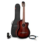 Cordoba C4-CE Nylon-string Classical A/e Guitar Pack Antique Charcoal Burst. Fixed Price $445.49.