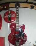 Ibanez Archtop Guitar Red. Fixed Price $548.69.
