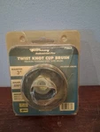 Forney 3 In. Twist Knot Cup Brush Steel Wire .020" Gauge Heavy Duty. Fixed Price $24.99.