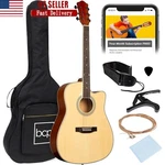 Full Size Acoustic Guitar Beginner Case Dreadnought Natural Sound Quality New. Fixed Price $137.74.