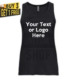 Women's Tank Top Custom Text T-shirt Personalized Add Your Own. Fixed Price $21.49.