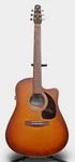 Seagull Entourage Rustic Cw Eq Acoustic Electric Guitar W/ Hard Case. Fixed Price $664.00.