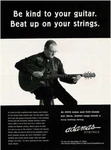 1996 Adamas Guitar Strings Adrian Legg Playing Ovation Vintage Print. Fixed Price $15.95.