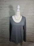 Ann Taylor Scoop Neck Top Tee Casual Classic Layer Size Large Nwt Fast Ship. Fixed Price $39.99.