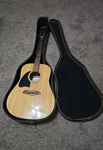 New Oscar Schmidt 3/4 Size Left-handed Acoustic Guitar Natural Finish, #OG1LH. Fixed Price $300.00.