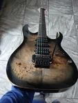 Ibanez Premium RG1070PBZ-CKB (charcoal Black Burst). Fixed Price $999.00.
