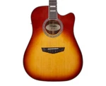 D'angelico Premier Bowery Acoustic-electric Guitar Iced Tea Burst Open Box. Fixed Price $324.99.
