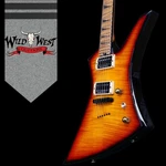 Jackson Custom Shop Kelly Flame Maple Top Birdge 3-TONE Sunburst 8.20 Lbs. Fixed Price $6299.00.