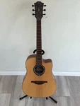 Lag Tramontane THV-10DCE Dreadnought Cutaway Electric/acoustic Guitar W/ Hyvibe. Fixed Price $549.99.