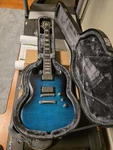Epiphone Sg Prophecy Blue Finish Fishman Fluence Electric Guitar Used. Fixed Price $850.00.