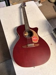 Fender Newporter Acoustic-electric Guitar Midnight Wine. Fixed Price $260.13.