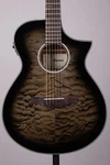 Ibanez AEWC16QA Auditorium Acoustic-electric Guitar Transparent Black Sunburst. Fixed Price $399.99.