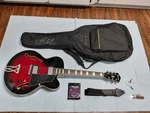 Ibanez Artcore AF75 Hollowbody Electric Guitar Transparent Red Sunburst. Fixed Price $385.00.