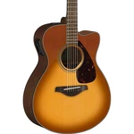 Yamaha FSX800C Small Body Acousticelectric Guitar Sand Burst. Fixed Price $419.99.