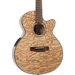 Mitchell Exotic Series Acoustic-electric Quilted Ash Burl. Fixed Price $399.99.