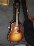 Gibson J-15 Extended Cutaway 2018 Walnut Burst With Hard Case. Fixed Price $1300.00.