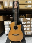 Ovation Applause Balladeer AB24CII-CED Classical Guitar-natural Cedar W/ Gig Bag. Fixed Price $379.00.