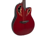 Ovation Celebrity Elite CE44-RR A/e Guitar Ruby Red Open Box. Fixed Price $459.99.