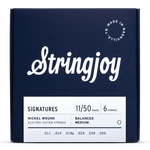 Stringjoy Signatures Nickel Wound Electric Guitar Strings Medium 11-50. Fixed Price $11.99.