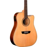 Washburn Harvest Series D7SCE Acoustic Electric Guitar Gloss Natural. Fixed Price $449.00.