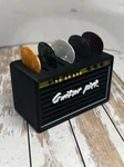 Guitar Pick Holder 9 Slot Mini Black Stack Amplifier Display Music + 5 Pics. Fixed Price $11.99.