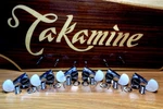 Takamine Pro Series TP0506 Tuner Set With White Pearloid Buttons. Fixed Price $169.95.