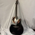 Ovation Elite Celebrity Mid-depth Acoustic-electric Guitar Black CE44-5-G. Fixed Price $480.00.