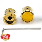 Ovsal Aluminum Guitar Knobs 6.5MM Golden Eye Top. Fixed Price $20.00.
