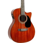 Rogue RA090 Concert Cutaway Acousticelectric Guitar Mahogany. Fixed Price $179.99.