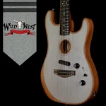Fender American Acoustasonic Stratocaster Ebony Fingerboard Tans Blue. Fixed Price $2099.99.