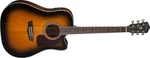 Washburn HD10SCETB Solid Sitka Spruce Top Acoustic/ Electric Dreadnaught Tobacco. Fixed Price $499.99.