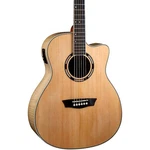 Washburn AG40CE Apprentice Series Grand Auditorium Cutaway Ae Guitar Natural. Fixed Price $549.00.