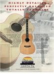 1995 Takamine PSF-95 Acoustic Guitar Vintage Print Ad. Fixed Price $15.95.