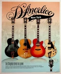 D'angelico Guitars Print Ad New York EXL-1 Ex-ss SG-200 EX-63 Archtop Acoustic. Fixed Price $13.50.